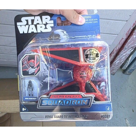 New Star Wars Micro Galaxy Squadron Royal Guard Tie Interceptor  Rare  1/15000 - Picture 1 of 4